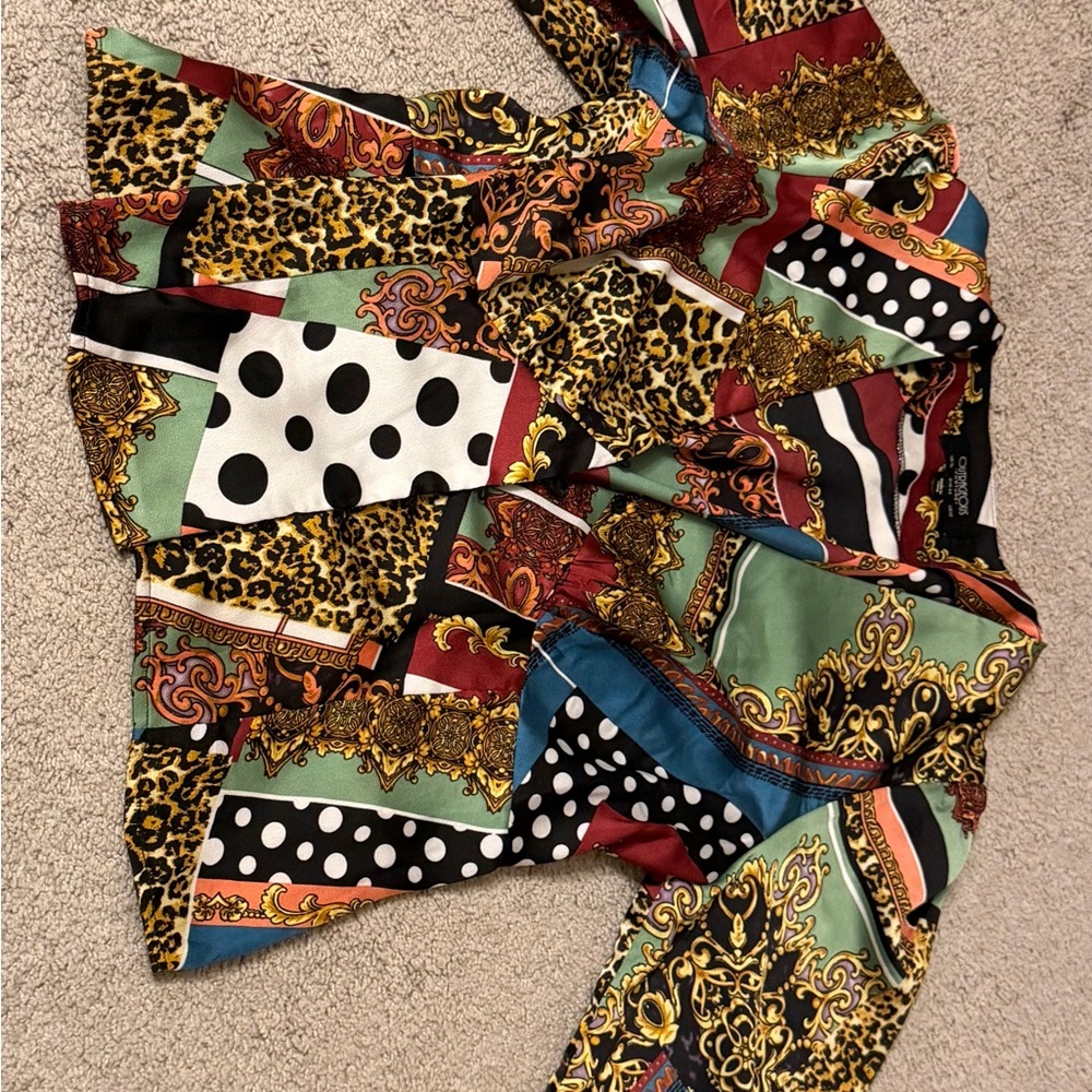 Colorful Patchwork Blazer